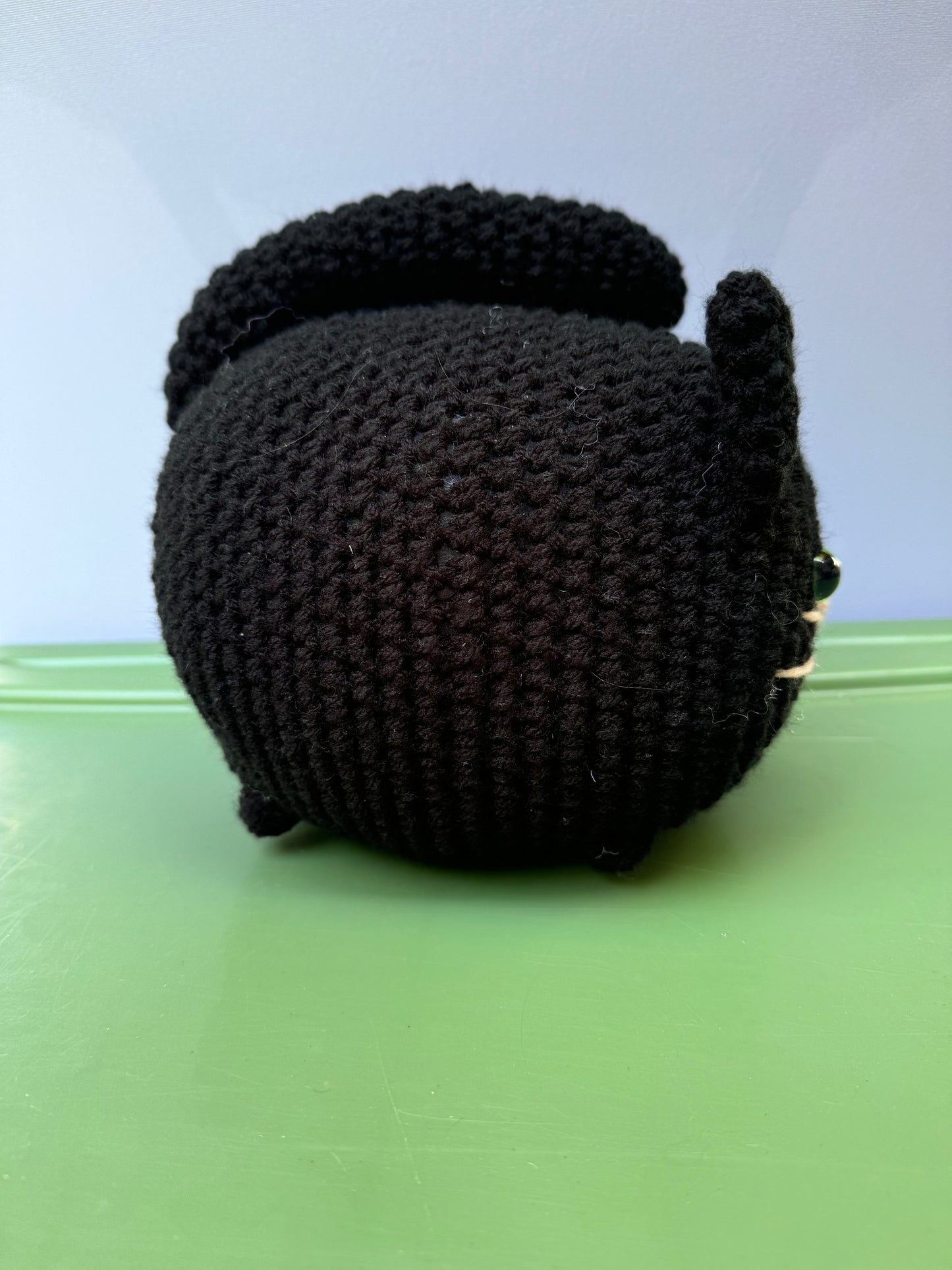 Crochet Black Loaf Cat
