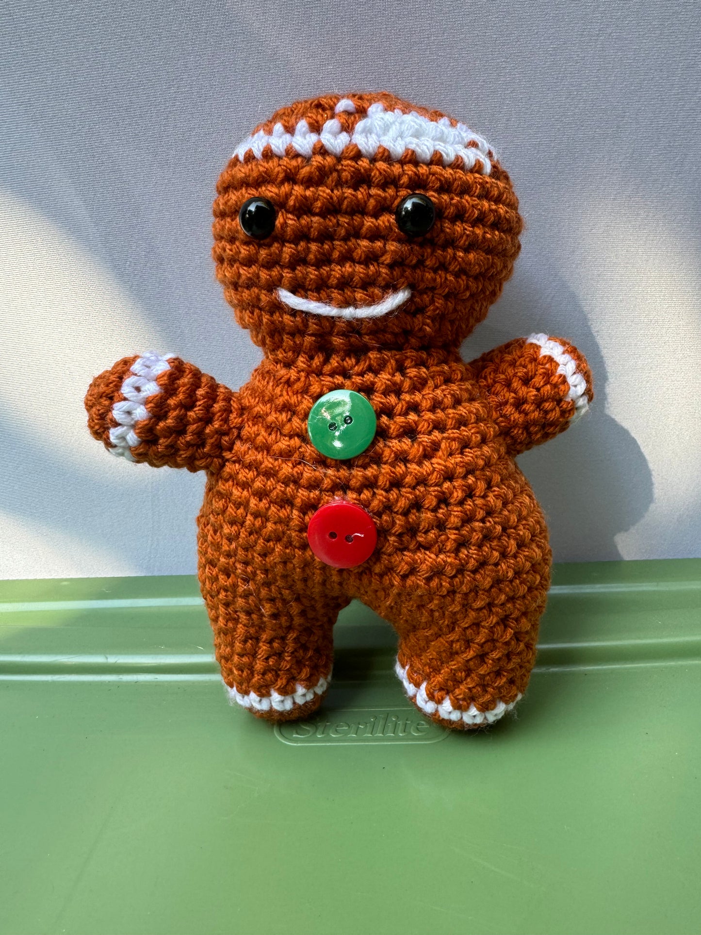 Crochet Gingerbread Man with Butt