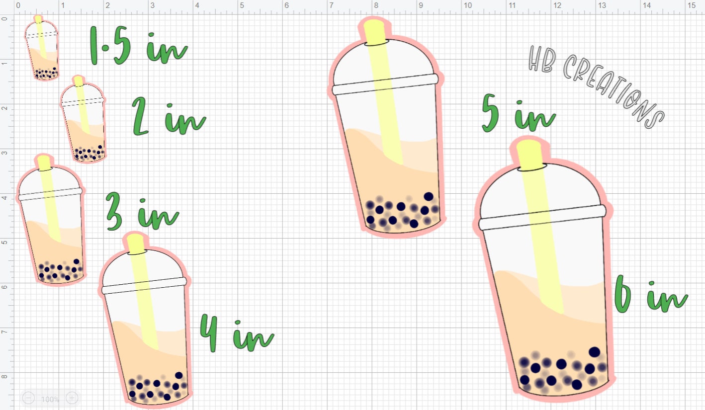 Boba Tea Sticker | Bubble Tea Sticker | Laptop Sticker | Water Bottle Sticker | Vinyl Sticker