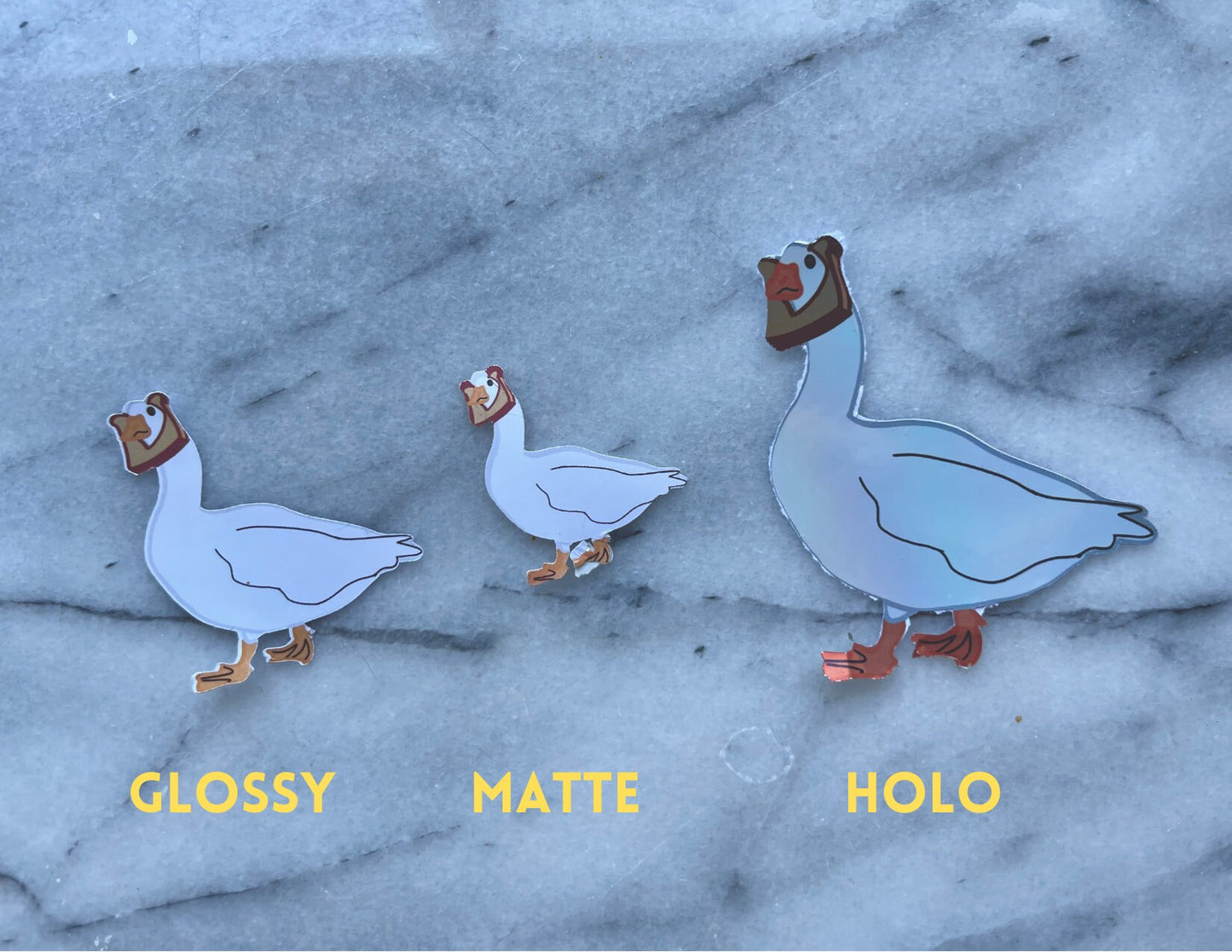 Witch Goose Vinyl Water-Resistant Sticker | Laptop Sticker | Water Bottle Sticker | Vinyl Sticker