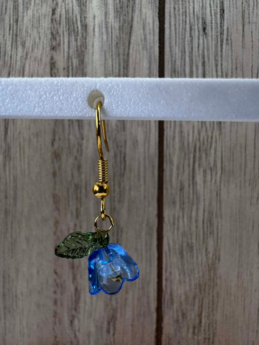 Dainty Hanging Flower Earrings