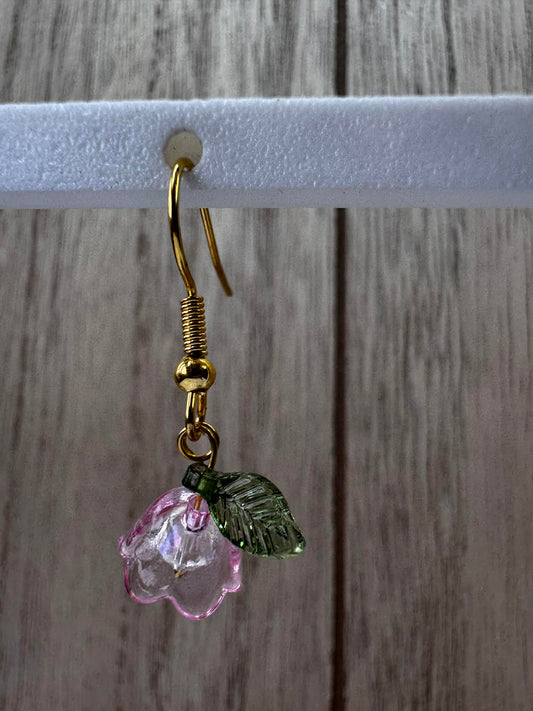 Dainty Hanging Flower Earrings