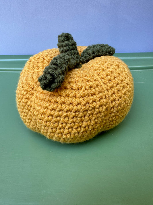 Crochet Yellow Pumpkin