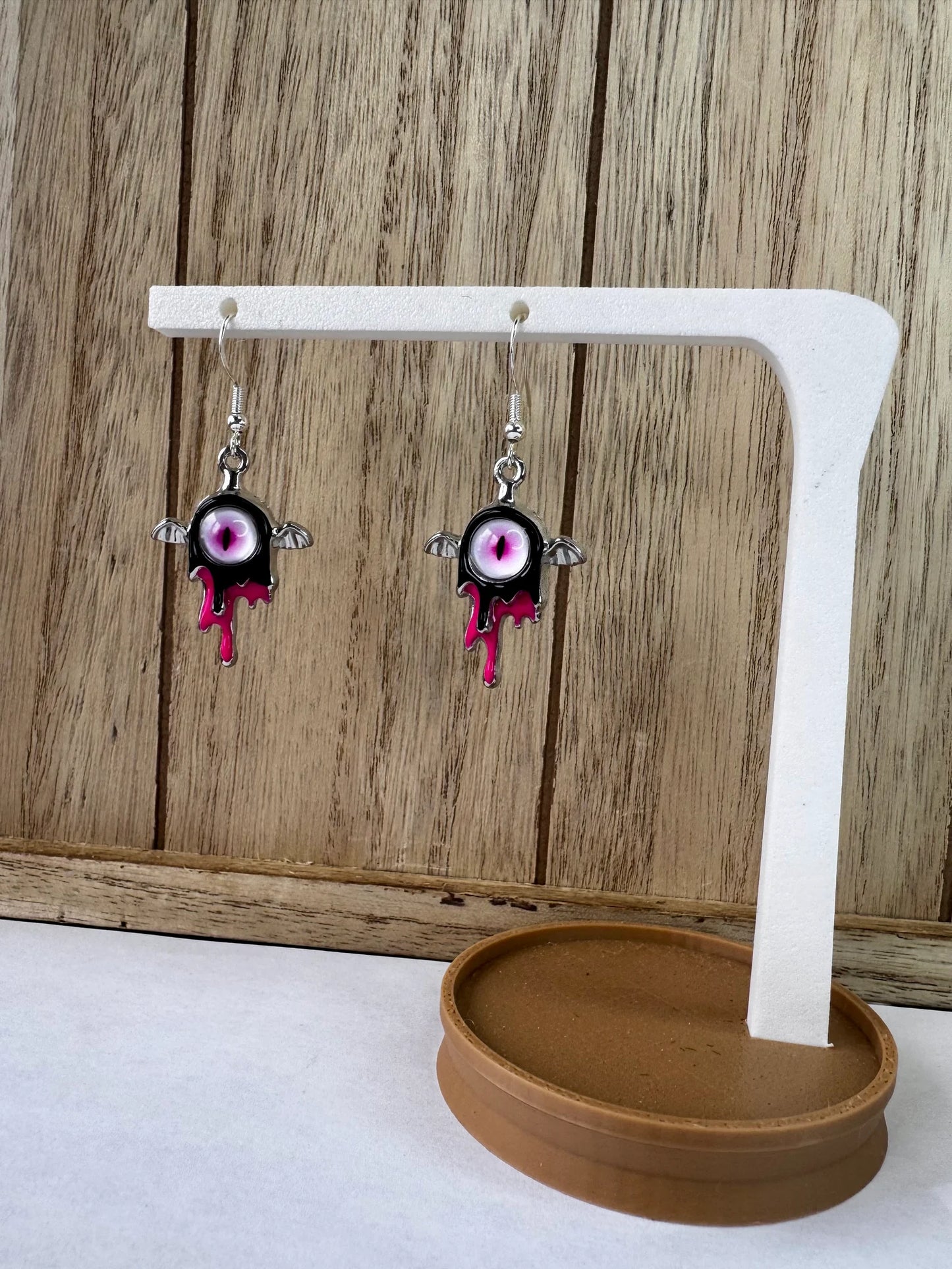 Flying Eyeball Earrings
