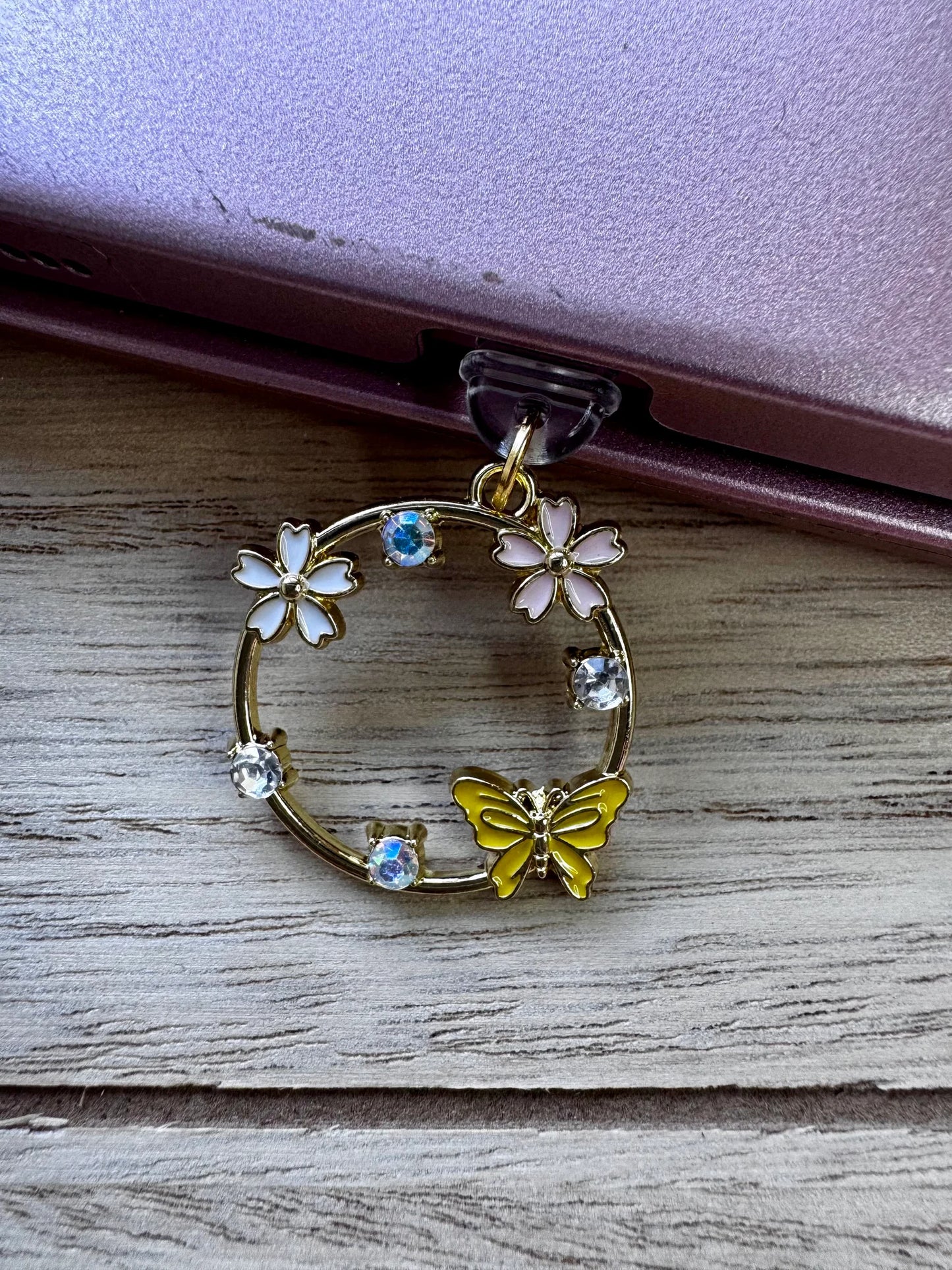 Butterfly USB-C Dust Plug Charm
