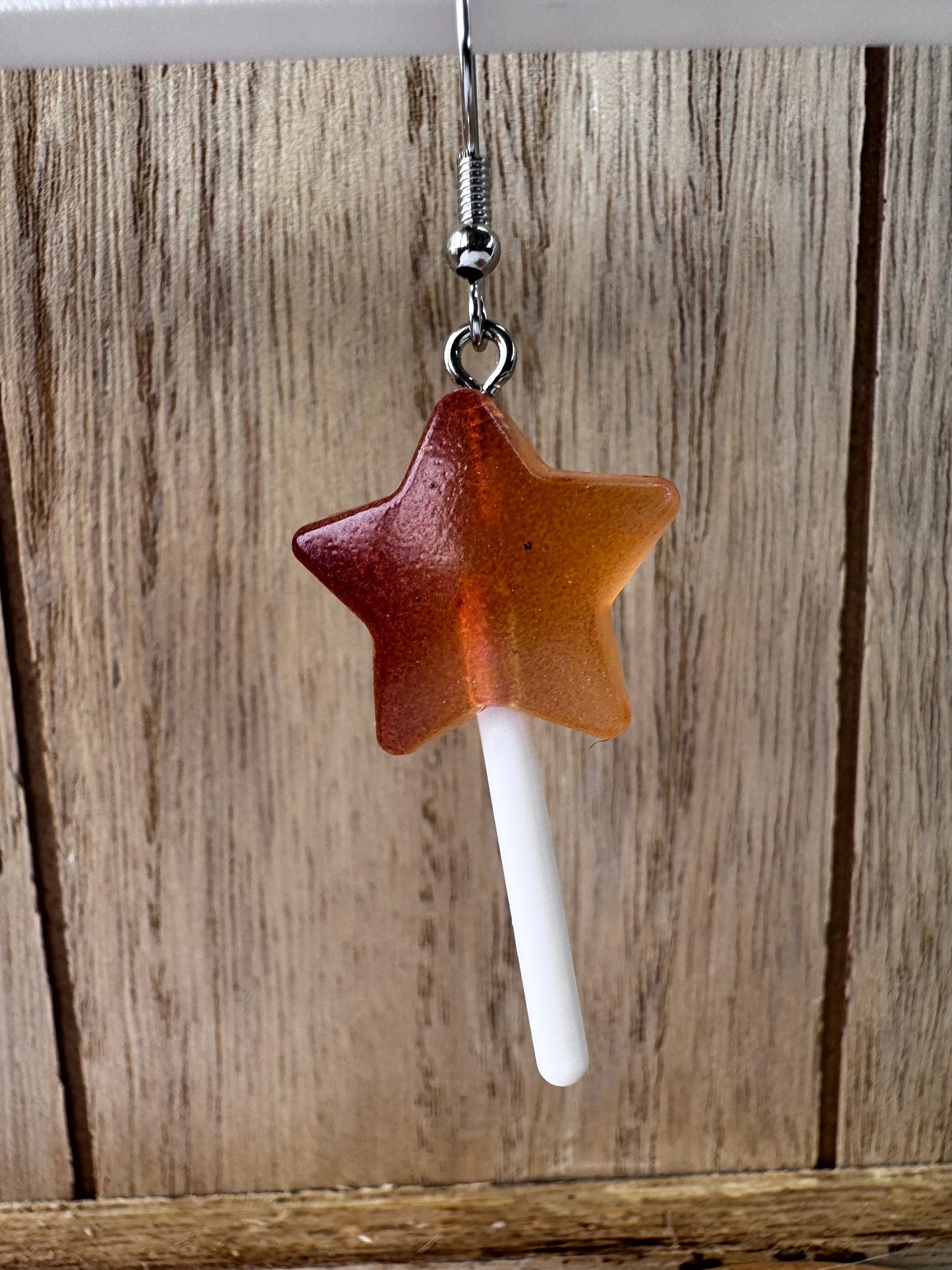 Star Lollipop Hypoallergenic Earrings