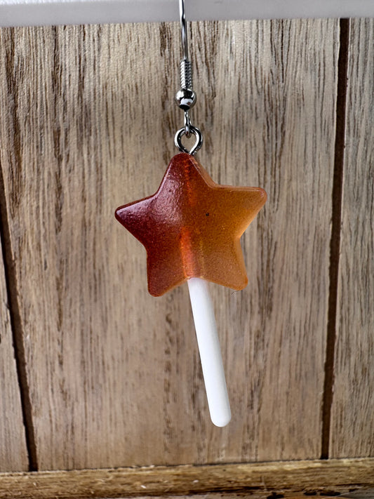 Star Lollipop Hypoallergenic Earrings