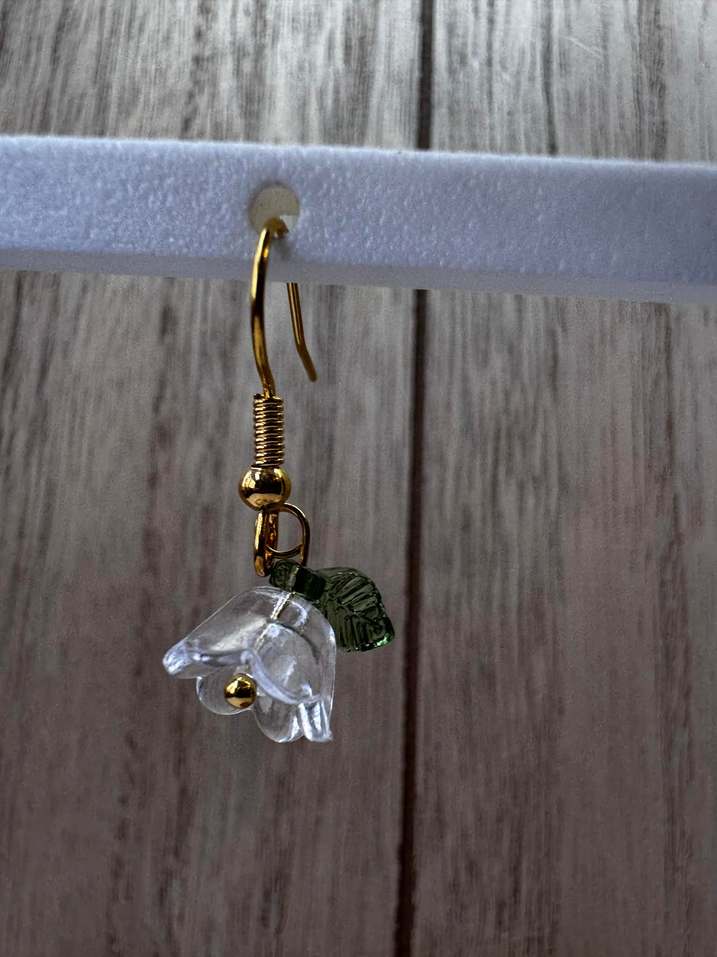 Dainty Hanging Flower Earrings