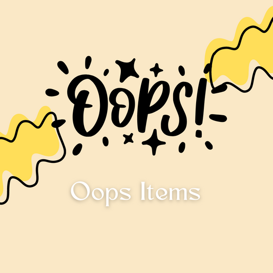 Exclusive Oops item (B Grade or Clearance Item)