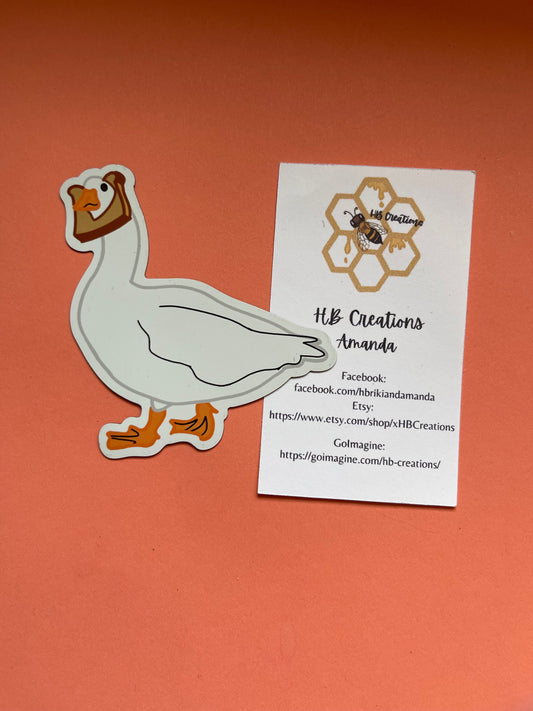 Toast Goose Magnet | Car Magnet | Fridge Magnet | Locker Magnet