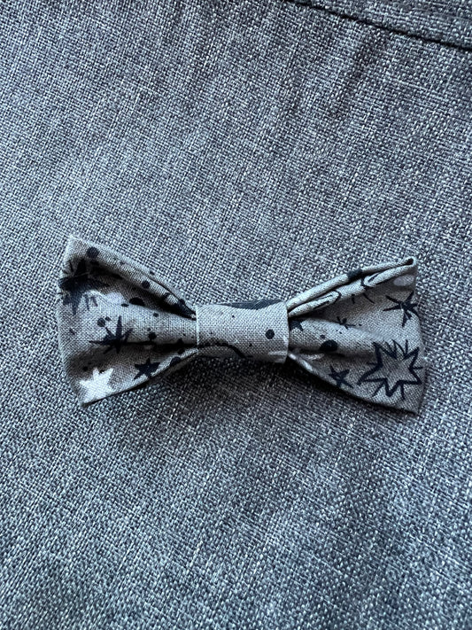 Celestial Stars and Moon Fabric Hairbow